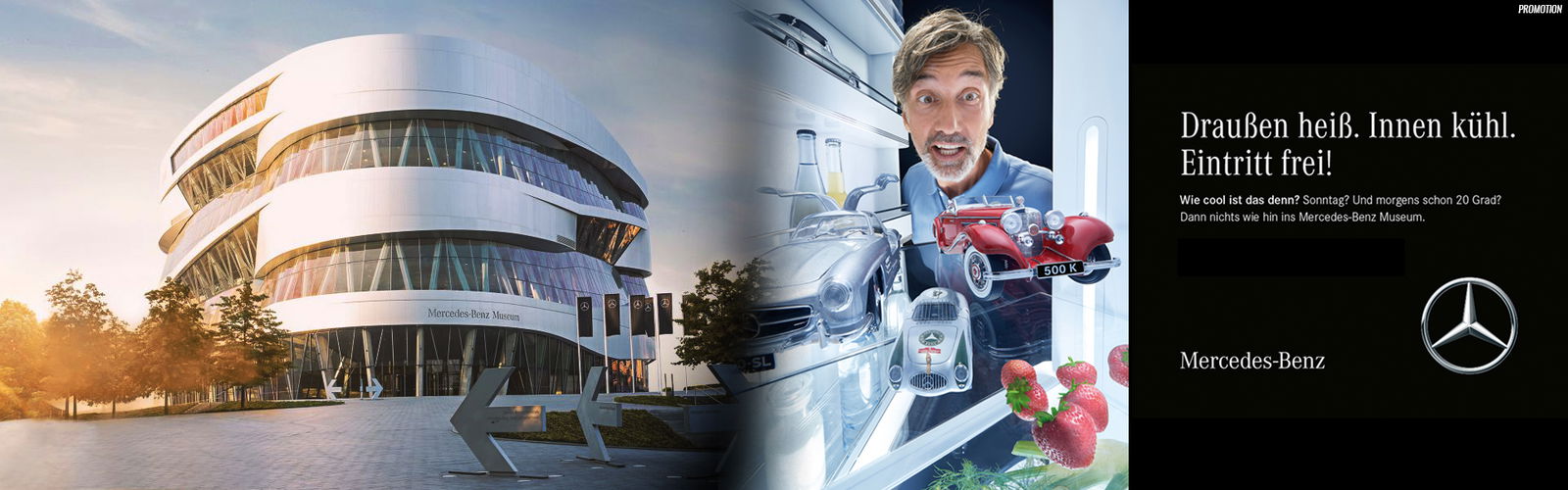 Hitzefrei im Mercedes-Benz Museum