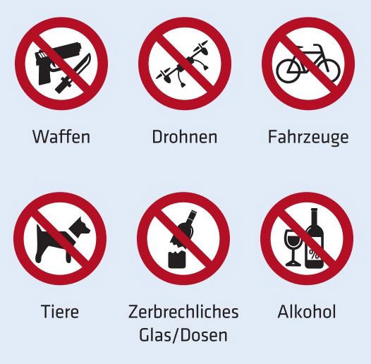 Verbotene Gegenstände