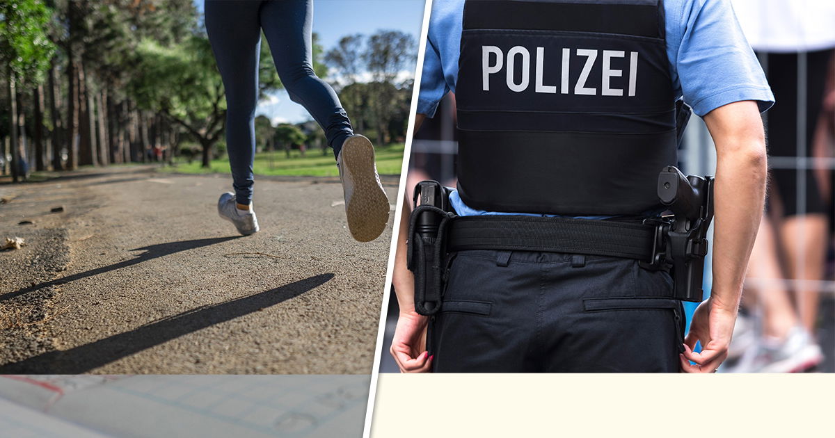 Joggerin Polizei