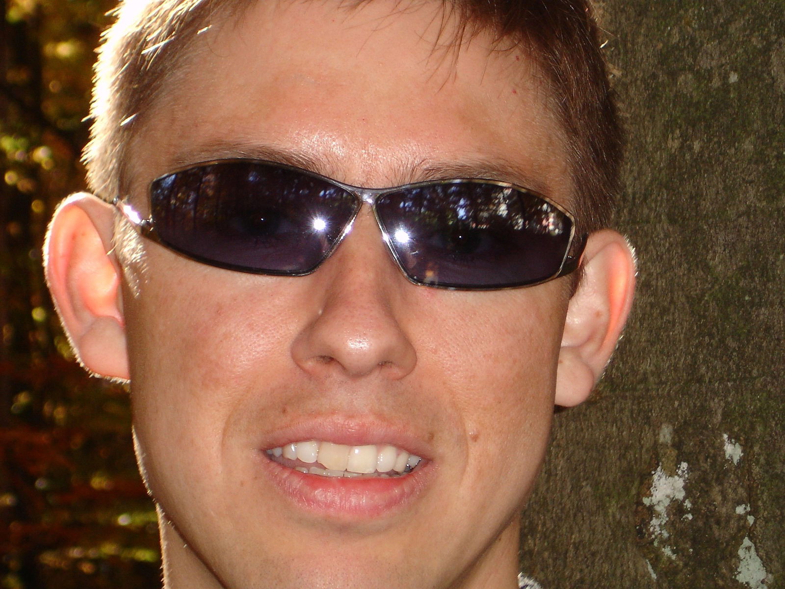 Getönte Sonnenbrille