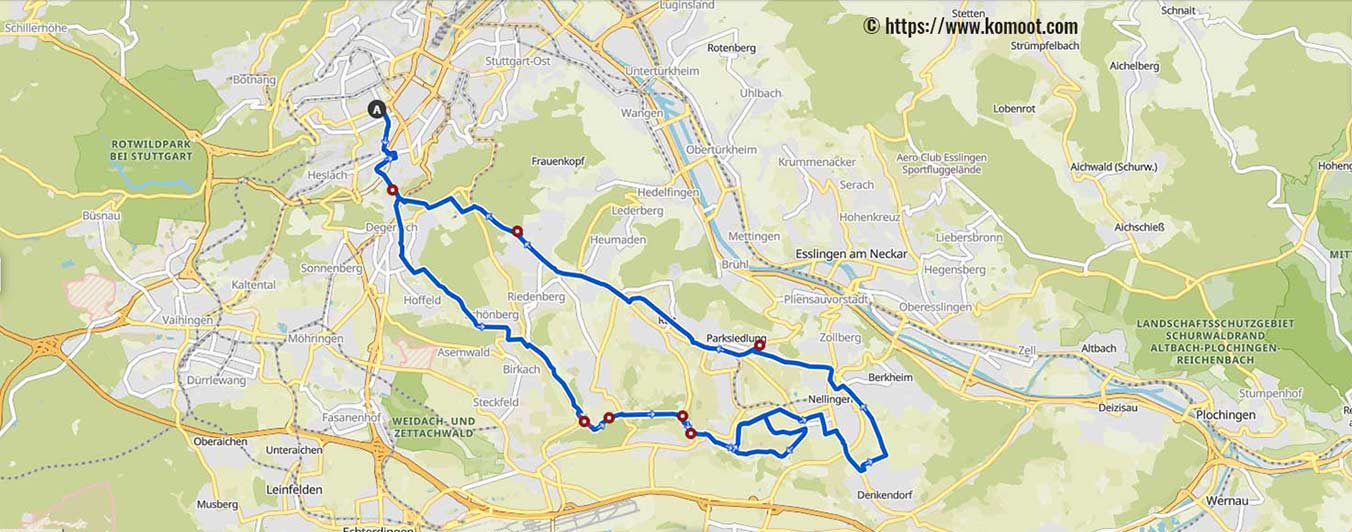 Strecke Scharnhausen