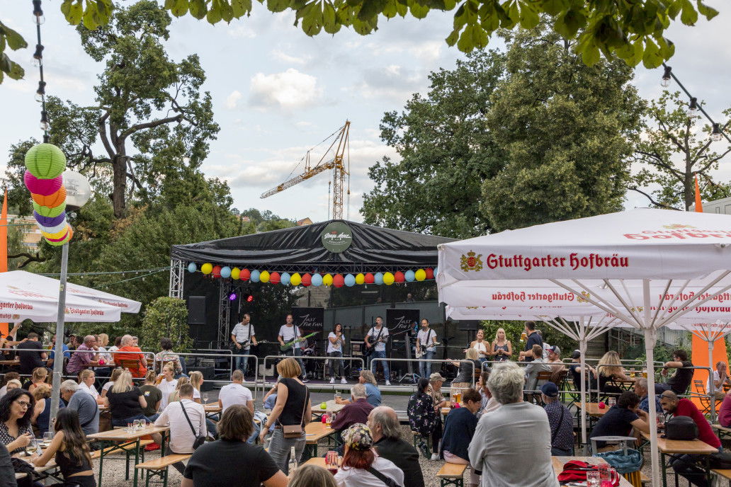 Biergarten im Schlossgarten