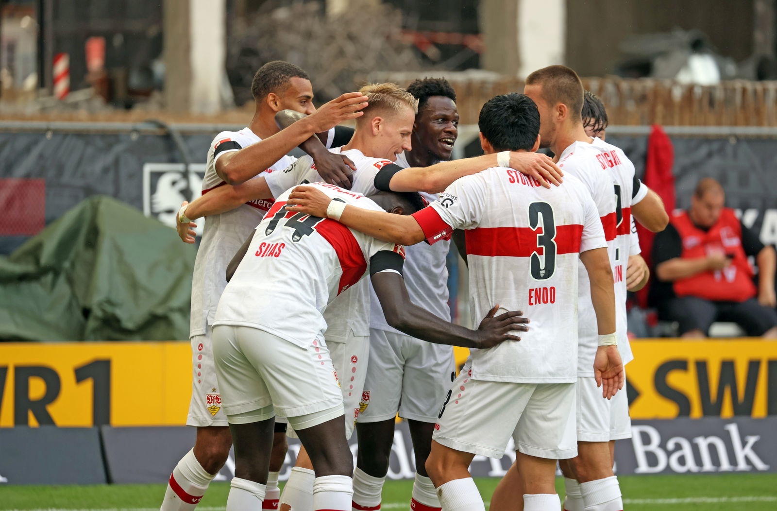 VfB Mannschaft Jubel