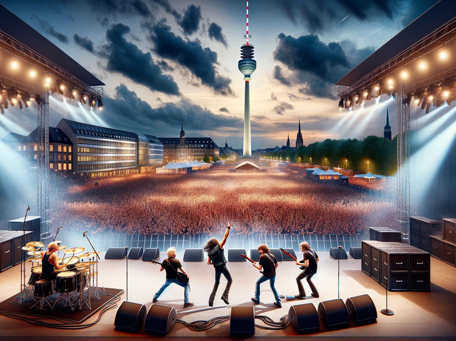 ACDC Bühne Stuttgart Konzert 