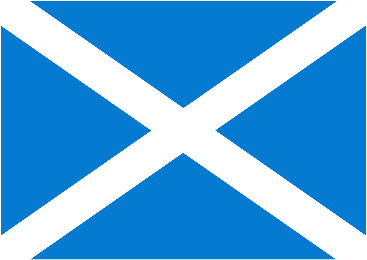Schottland Flagge