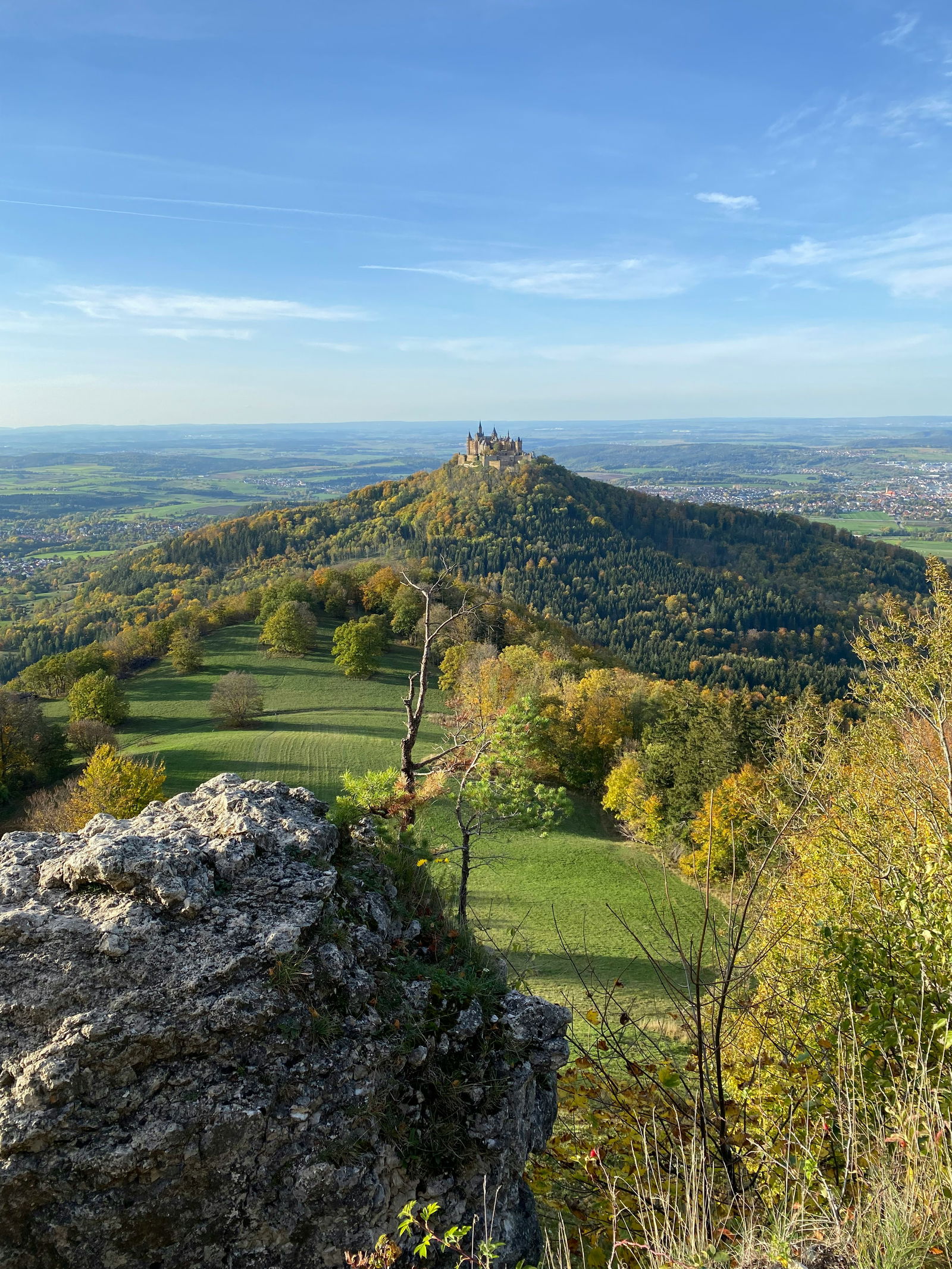 Blick Burg Hohenzollern