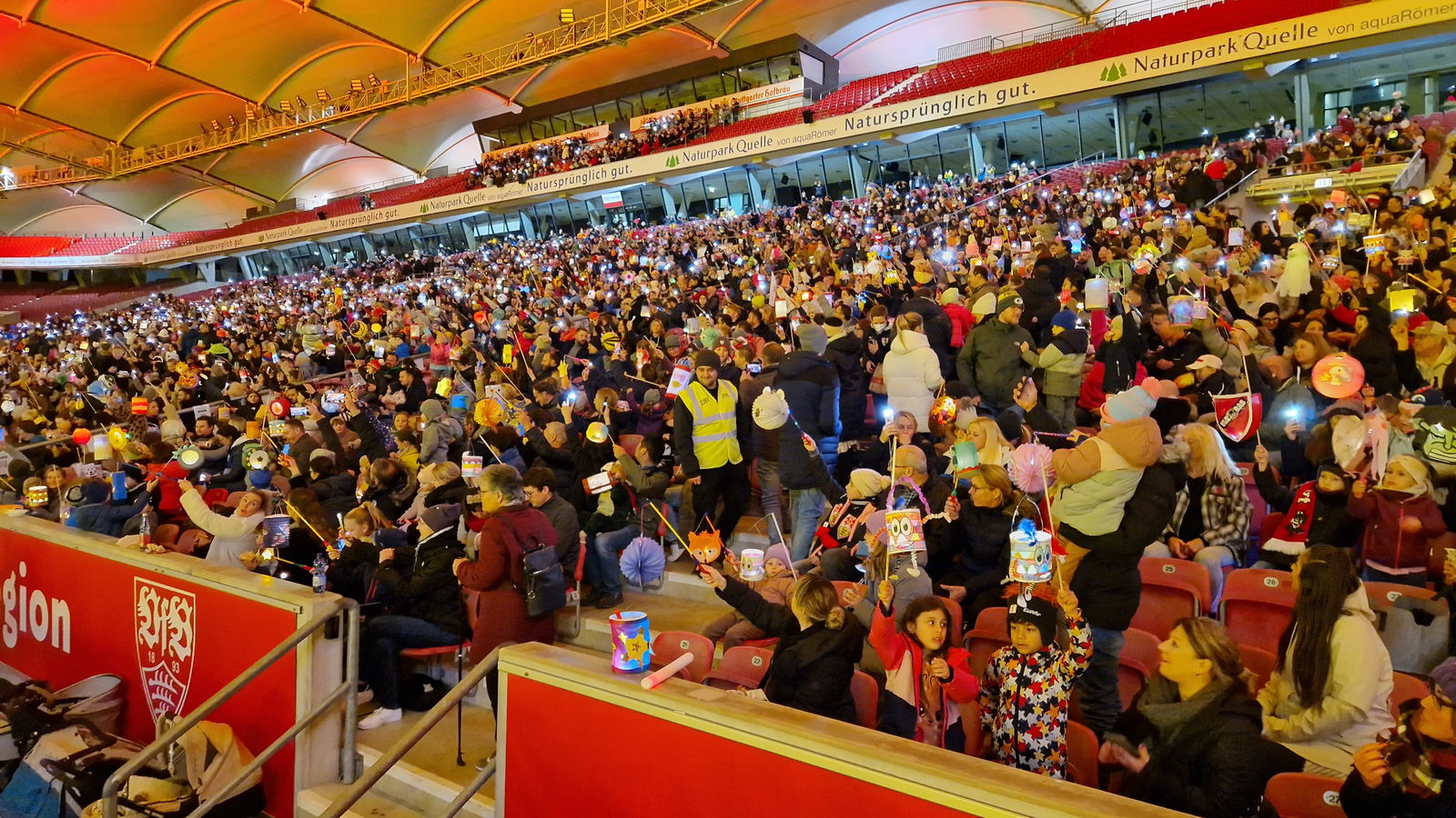Laternenlauf Tribüne