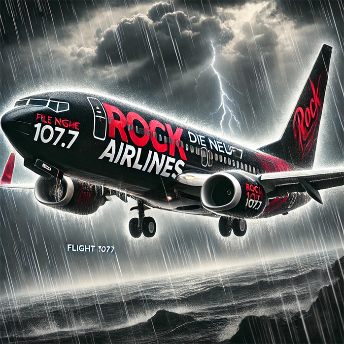 Flugsimulation Titelbild Rock Flugzeug