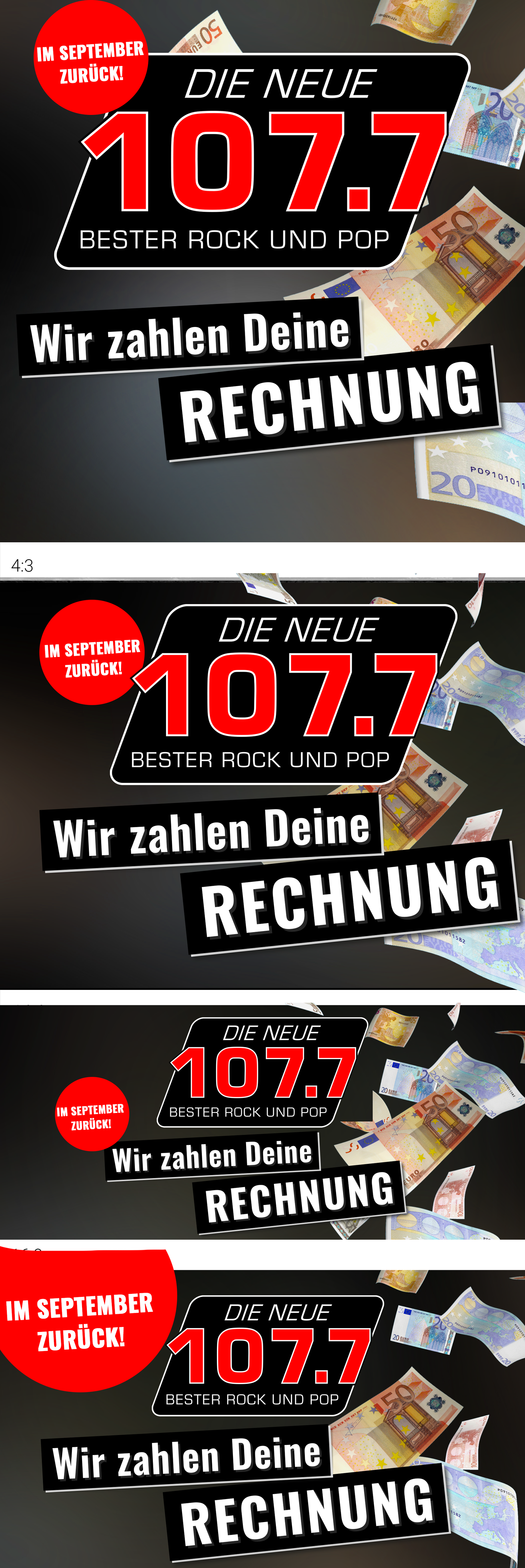 Sommerpause Rechnung