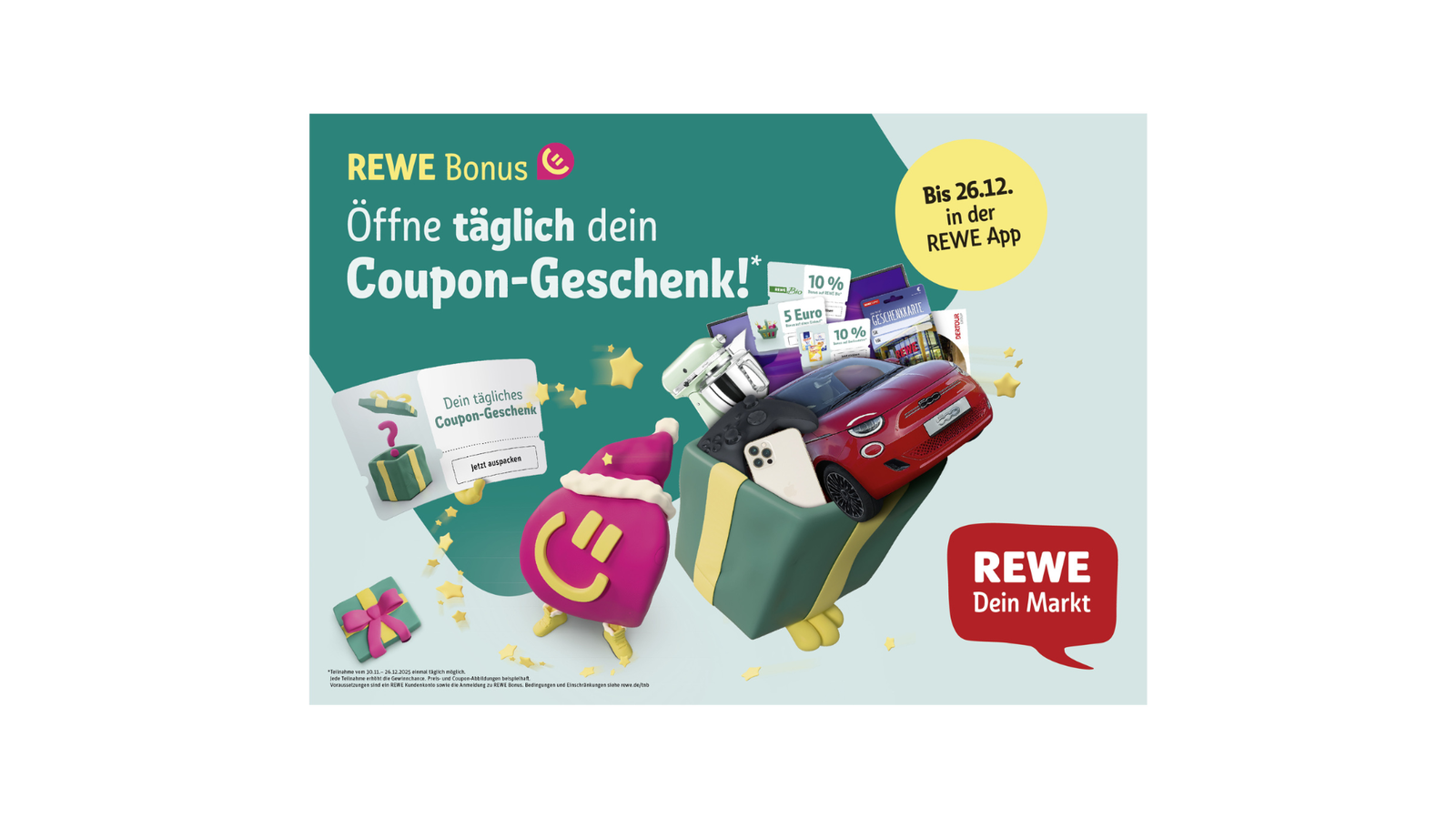 REWE Coupon-Geschenke