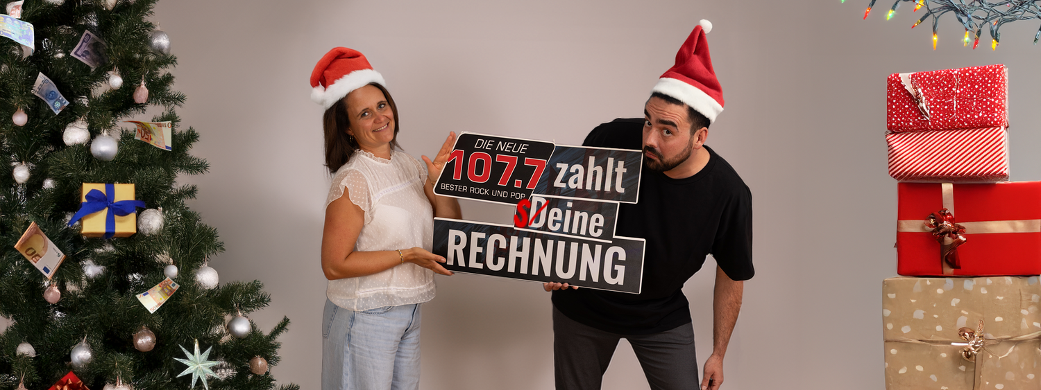 DIE NEUE 107.7 zahlt Deine Rechnung - Hier mitmachen!