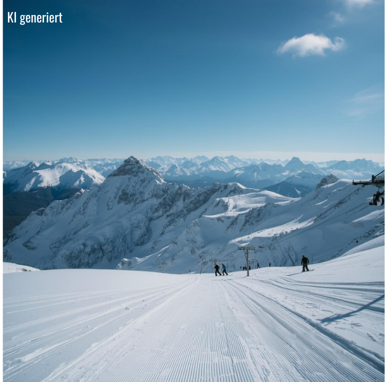 Skipiste in Österreich