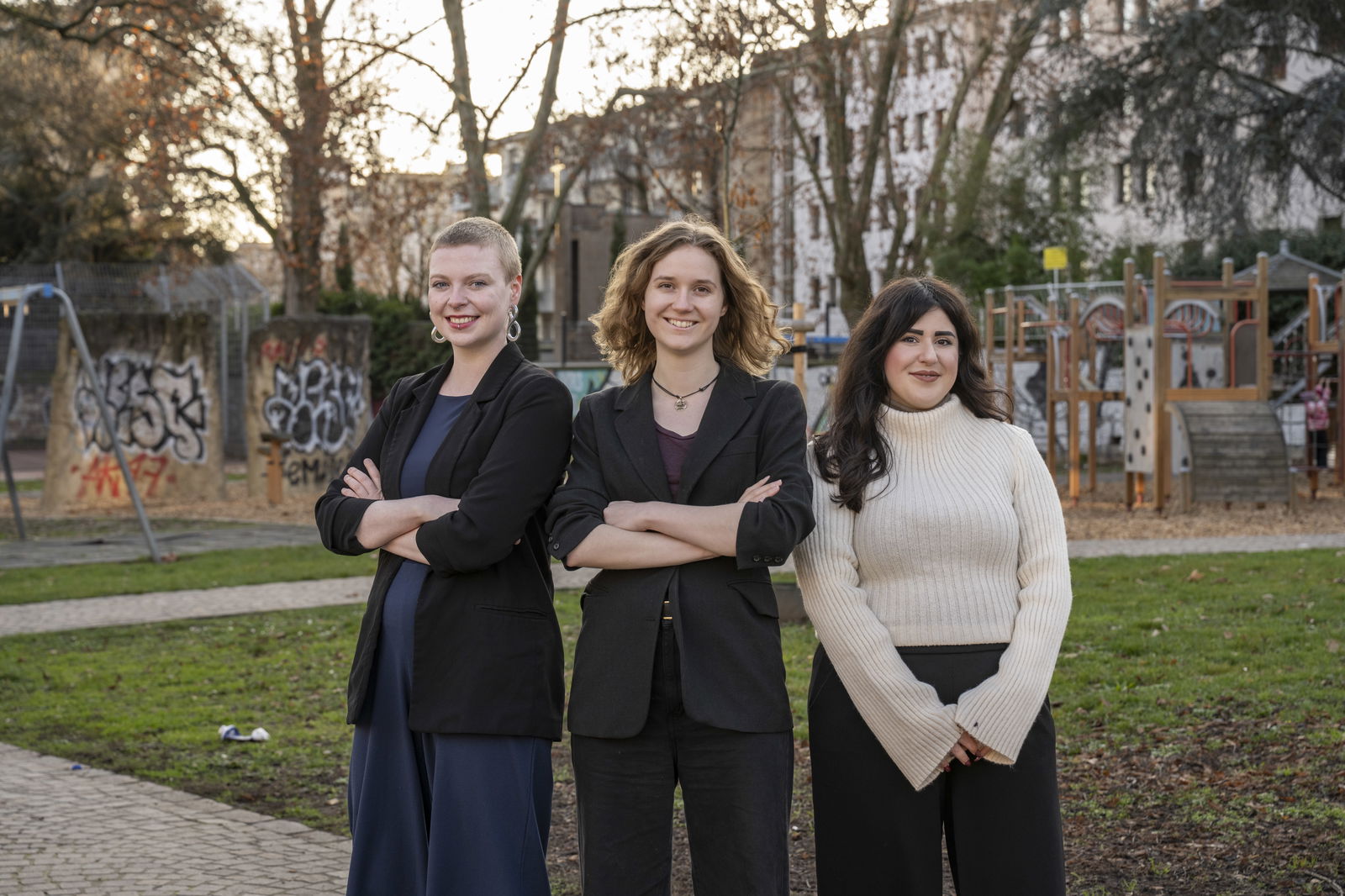 Kim Sophie Bohnen, Amelie Vollmer, Mersedeh Ghazaei Die Linke