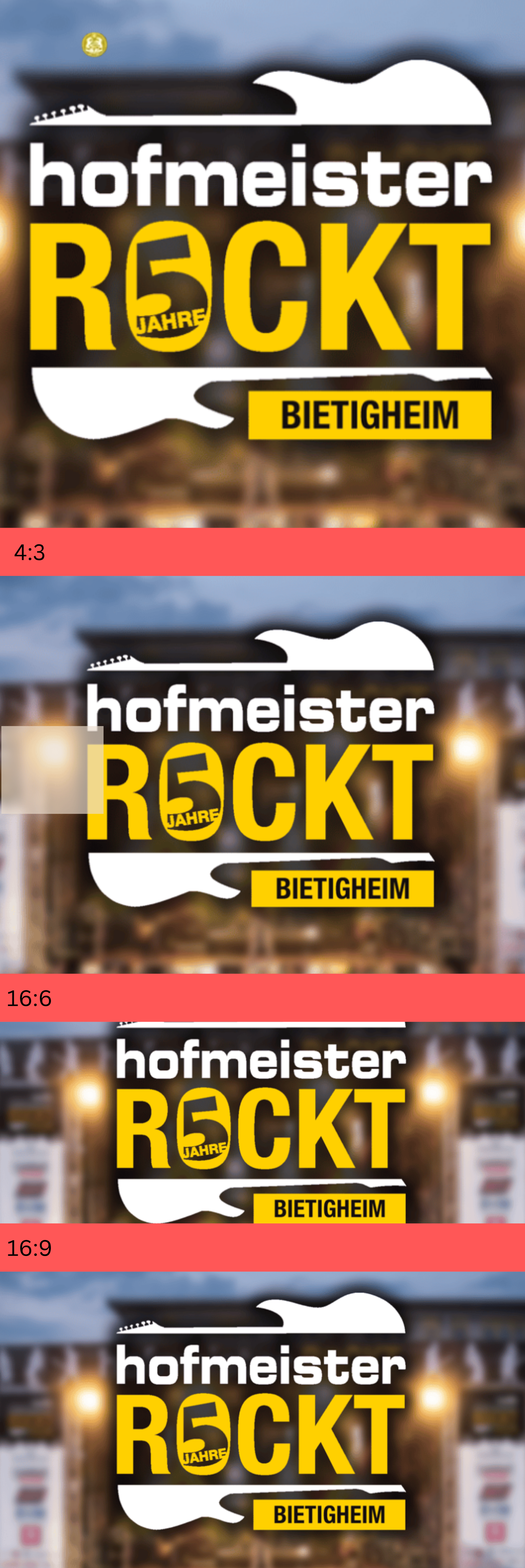 5 Jahre Hofmeister Rockt - Bietigheim