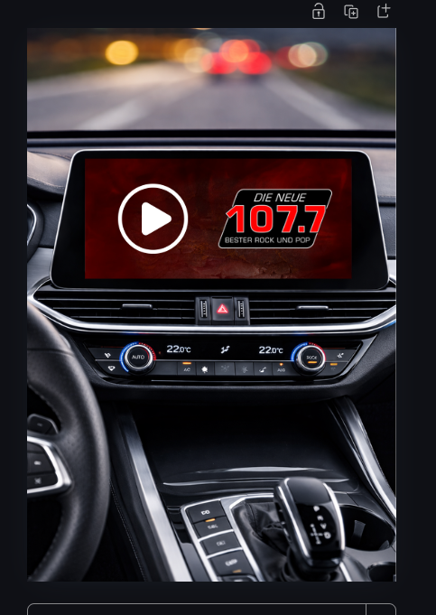 DIE NEUE 107.7 im Car Play
