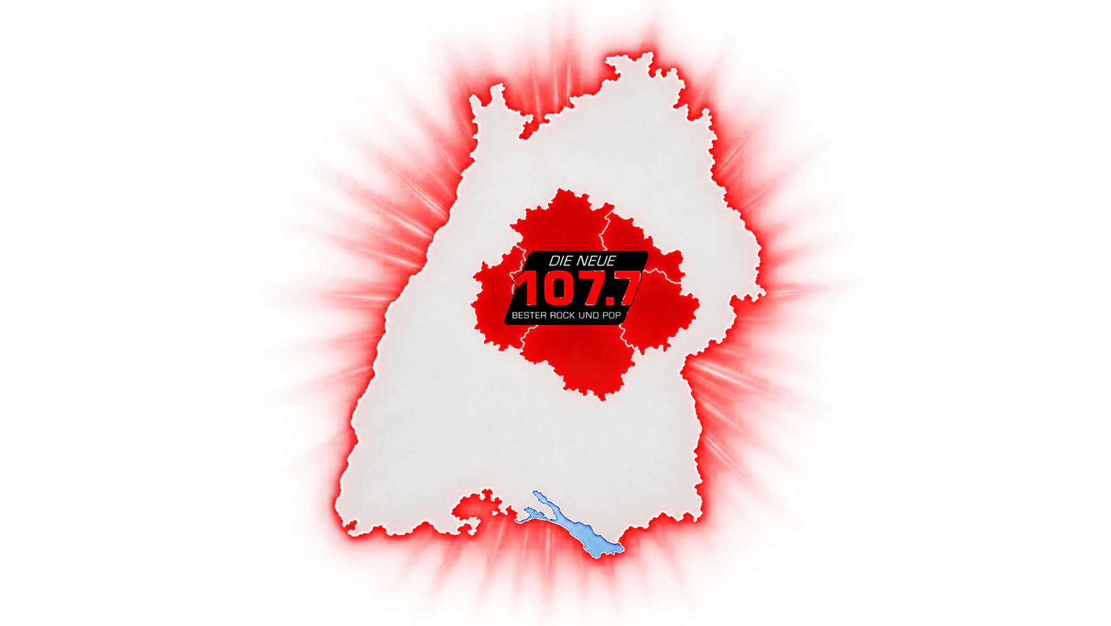 Sendegebiet DIE NEUE 107.7