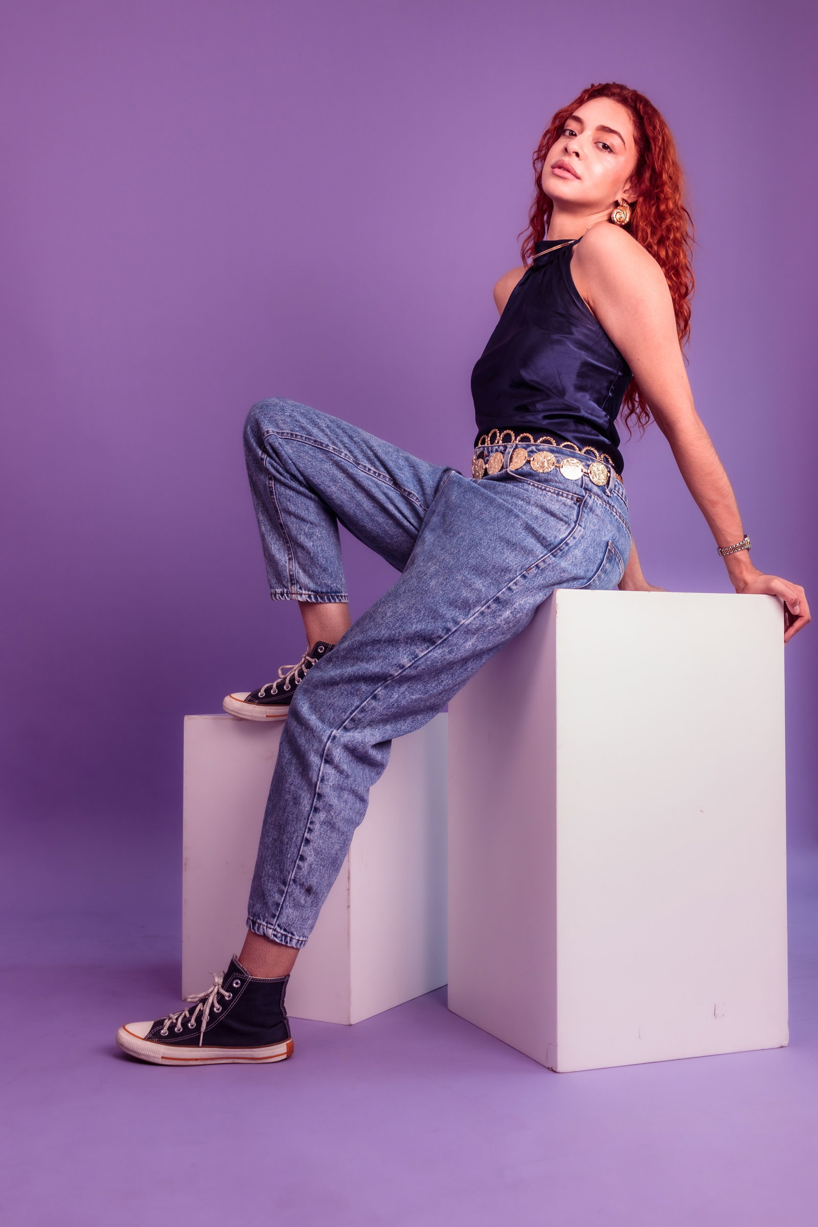 Karottenhose-Jeans
