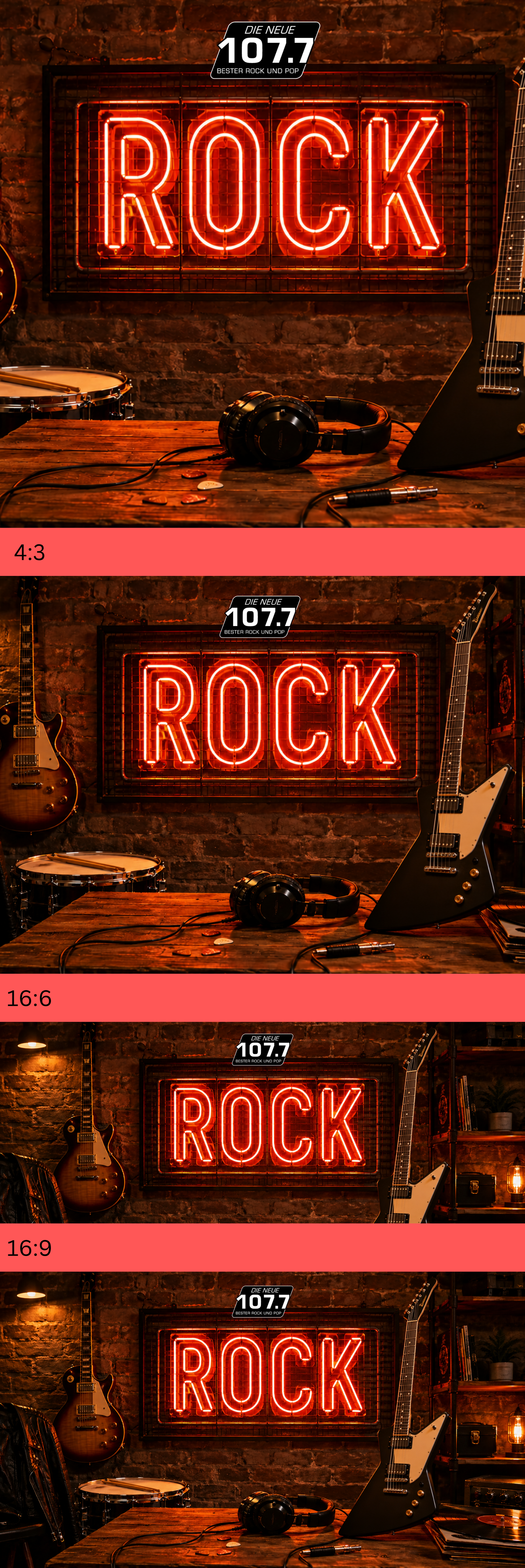 Rock verschiedene Größen