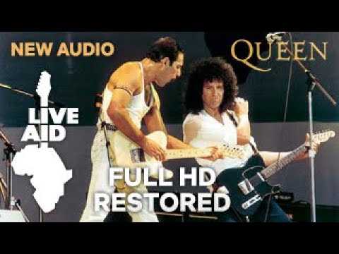 Queen - Live Aid Performance (1985) 35 Years Restoration! FULL HD 1080p New Audio MP3 320 kbps