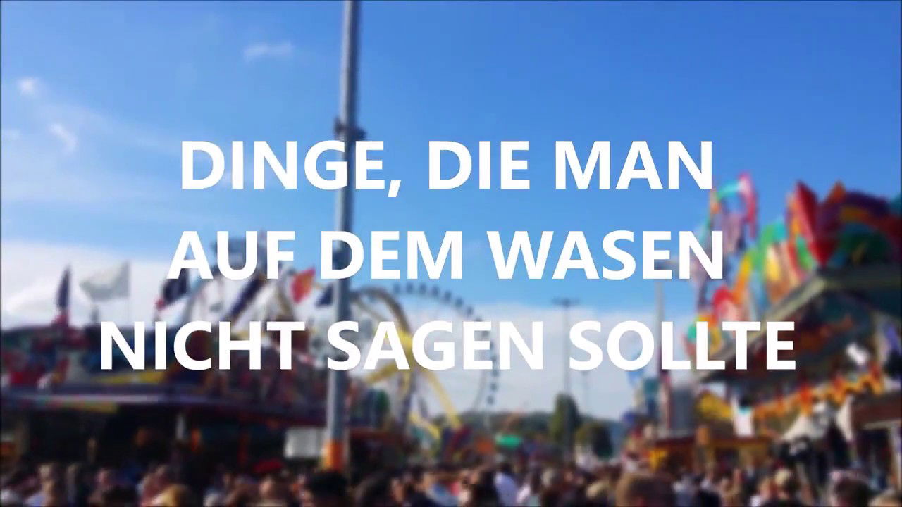 Dinge, die man auf dem Wasen NICHT sagen sollte!