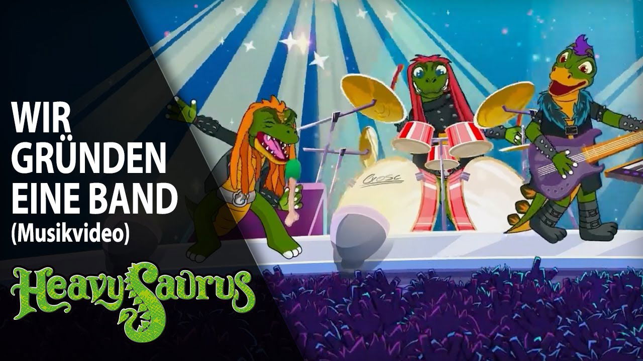 Heavysaurus – Wir gründen eine Band (Offizielles Musikvideo) | Dino Metal für Kids